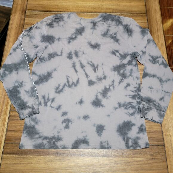 Gas Monkey LS Black/Grey Tie Dye Unisex Tee - Size Large - Picture 4 of 5